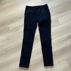 Good Man Brand Mens Chino Dress Pants Slim Leg Navy Blue Size 32